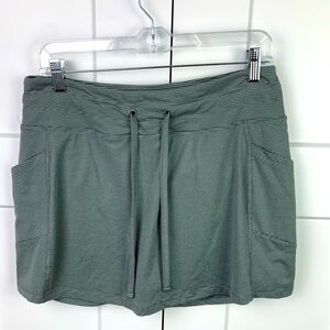 Balance Collection LARGE Skort Shorts Gray Stripe Athletic Pickleball